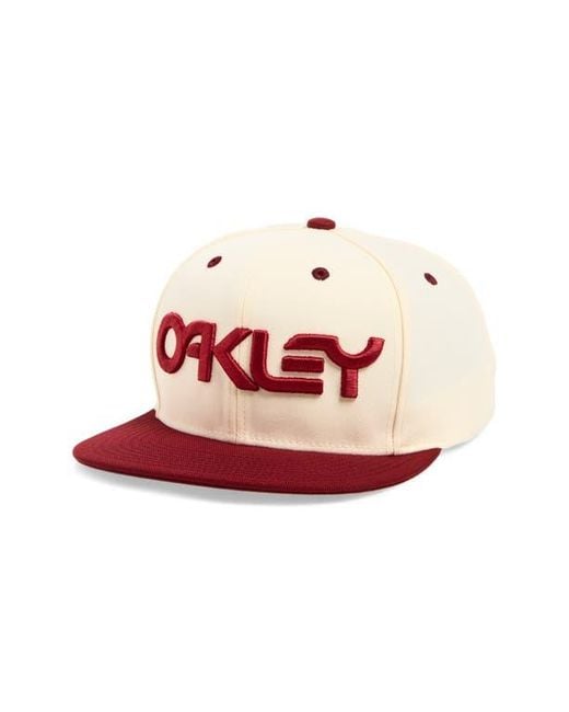Oakley Red Mark Iii Adjustable Baseball Cap for men
