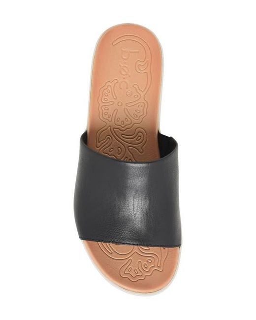 B O C BY BØRN Black April Slide Sandal