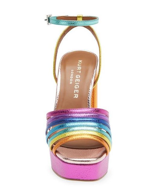 Kurt Geiger Pink Pierra Platform Sandal