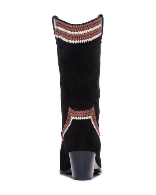 Bernardo Black Fremont Western Boot
