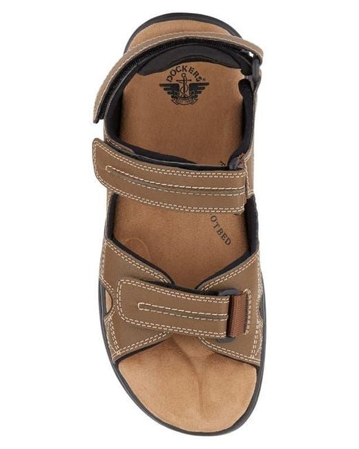 Dockers Brown Dockers Strappy Sandal for men