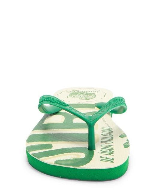 Havaianas Green X Farm Rio Crab Sandal