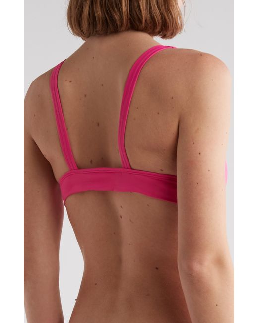 Billabong Pink Classic Solid Bikini Top