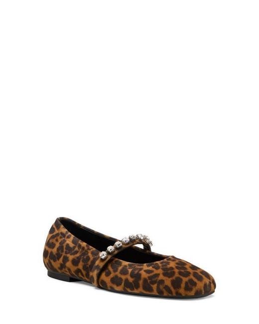 Stuart Weitzman Brown Goldie Ballet Flat