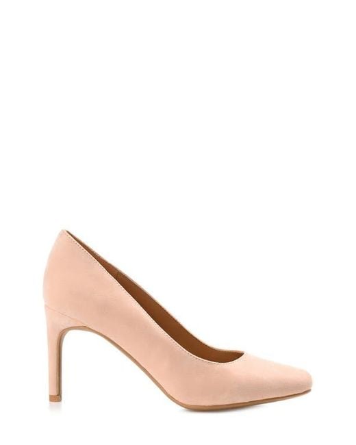 Journee Collection Natural Monalee Pump