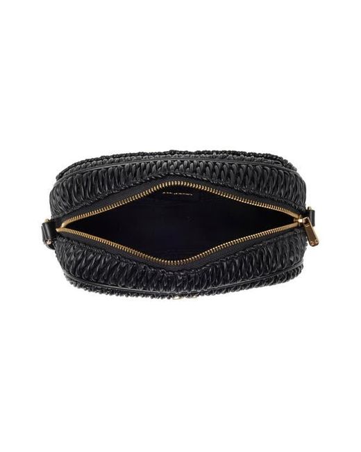 Sam Edelman Black Julia Quilted Camera Bag
