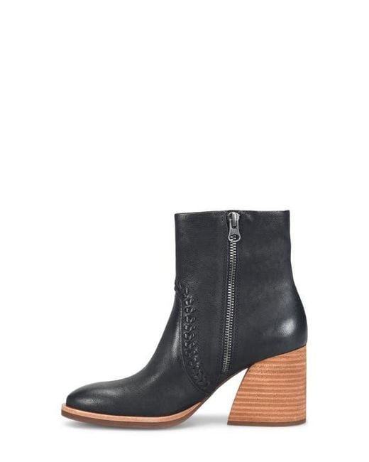 Kork-Ease Black Shilo Block Heel Bootie