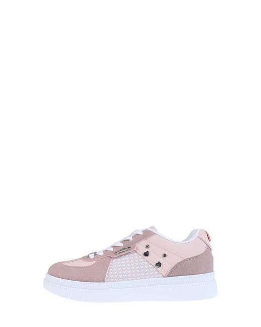 Bebe Pink Novel Low Top Sneaker