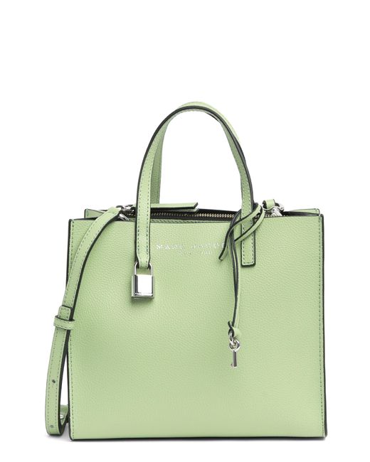 Marc Jacobs Mini Grind Coated Leather Tote In Mint At Nordstrom Rack in ...