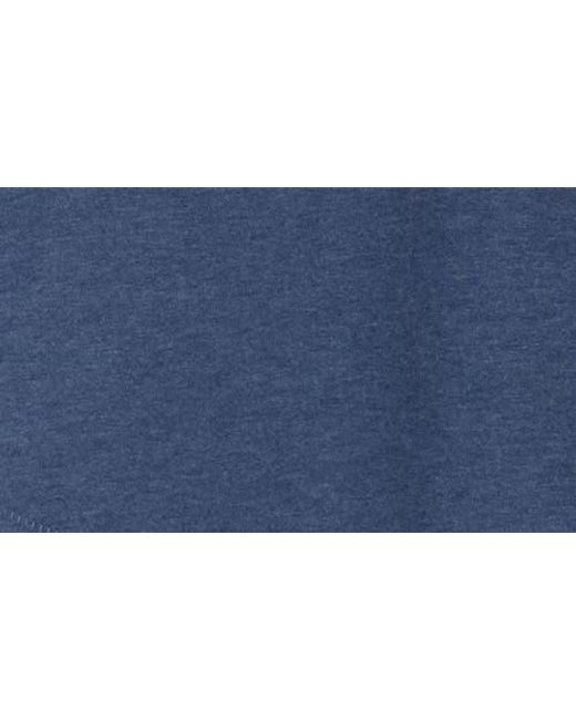 Max Studio Blue Funnel Neck Pullover