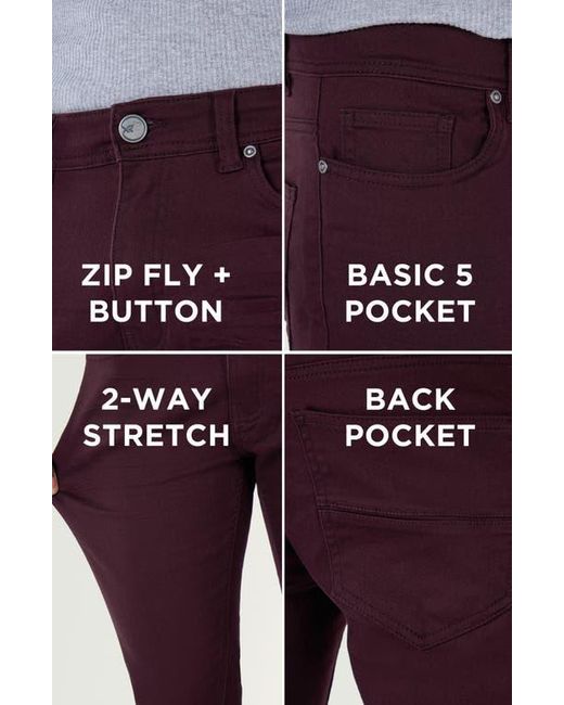 Xray Jeans Red Classic Twill Skinny Jeans for men