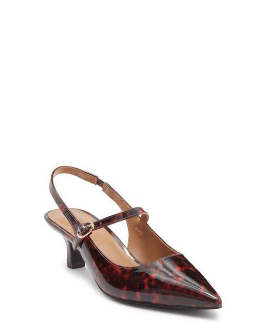 Nordstrom Rack Brown Miranda Slingback Pump
