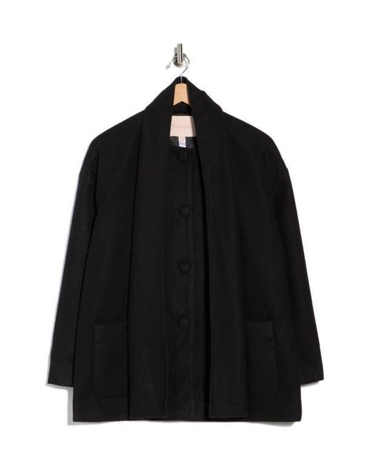 Hutch Black Scarf Jacket