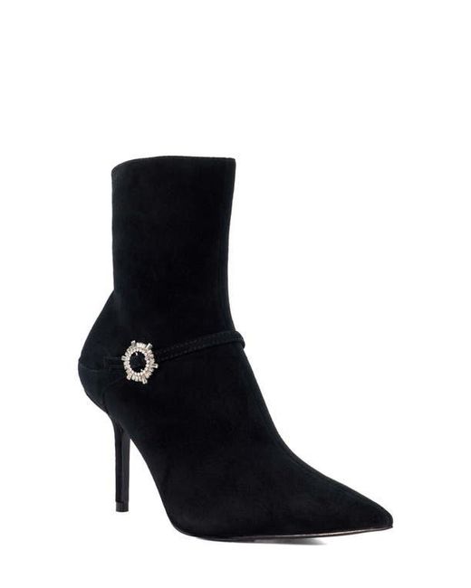 Dune Black Onnel Pointed Toe Bootie
