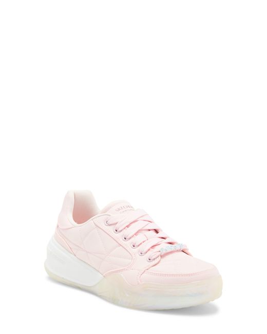 Skechers Pink Denali Sublte Spark Low Top Sneaker