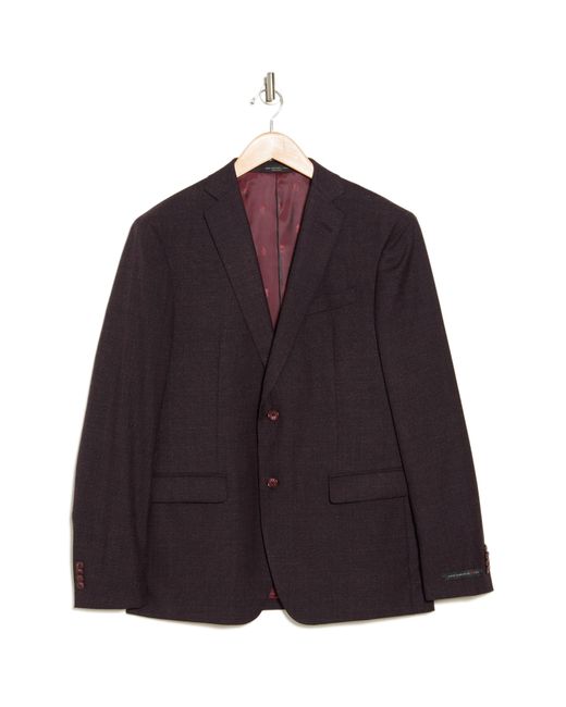 John Varvatos Purple Bedford Wool Sport Coat for men