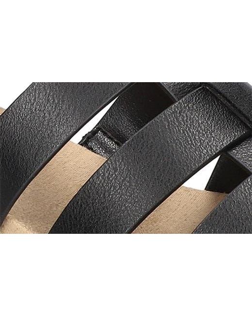 Easy Street Black Simon Caged Sandal