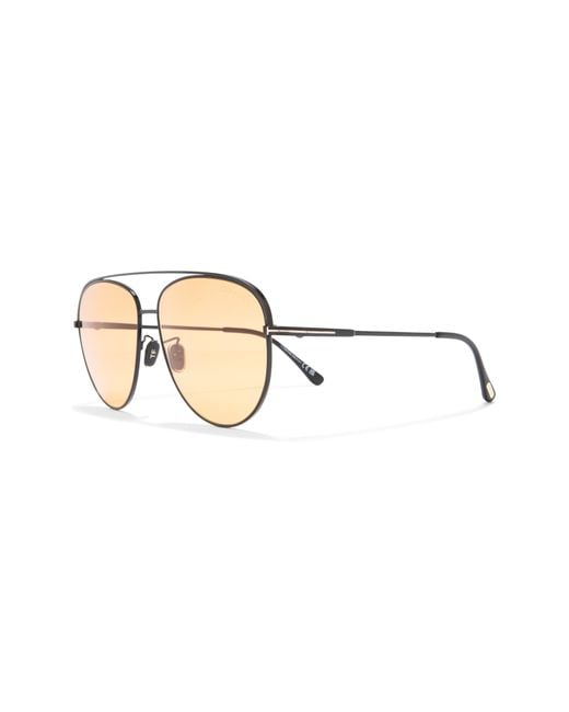 Tom Ford Natural 62mm Aviator Sunglasses for men