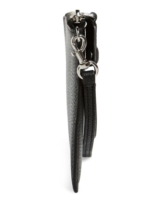 Marc Jacobs Black Zip Around Wristlet Card Case