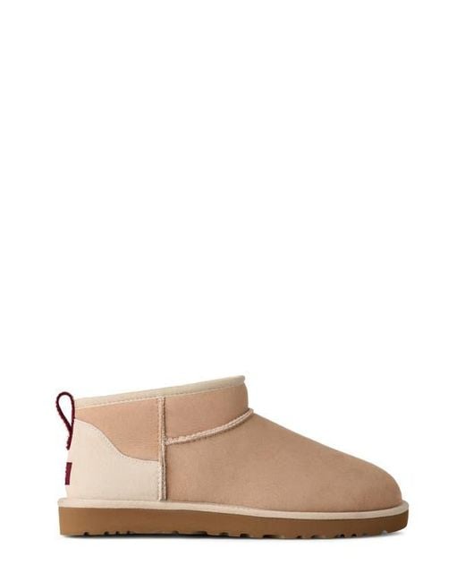 Ugg Natural Classic Ultra Mini Genuine Shearling Boot for men
