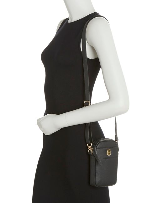 Tommy Hilfiger Camilla Ii Phone Crossbody In Black At Nordstrom Rack Lyst