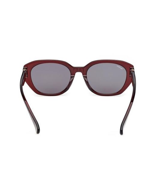 Max Mara Brown 54Mm Round Sunglasses