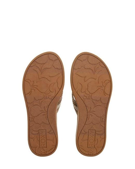 Roxy Brown Colbee Flip Flop