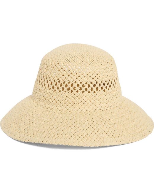 BCBGeneration Natural Straw Bucket Hat