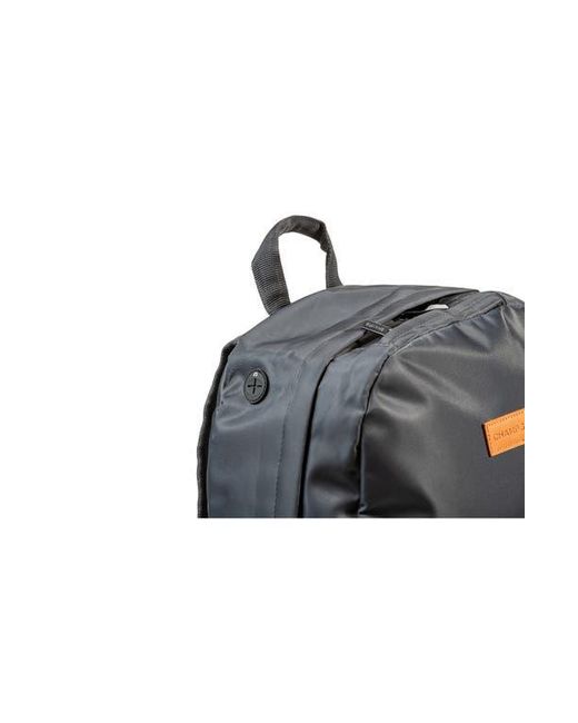CHAMPS Black Nylon Backpack for men