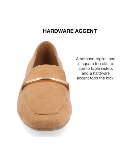 Journee Collection Brown Wrenn Flat