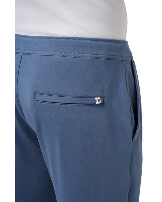 Travis Mathew Blue Stretchknit Drawstring Pants for men
