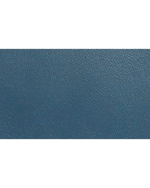 Longchamp Blue Le Pliage Cuir Leather Satchel