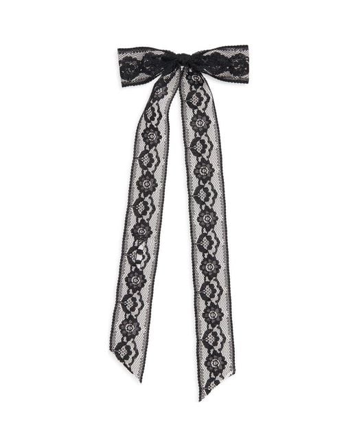 BP. Black Lace Bow Barrette