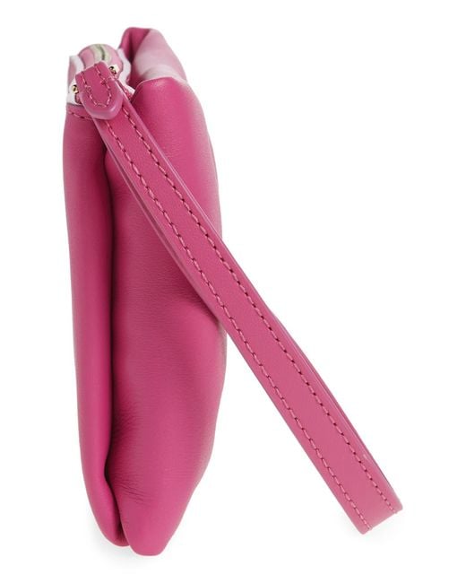 Kate Spade Pink Medium Leather Wristlet