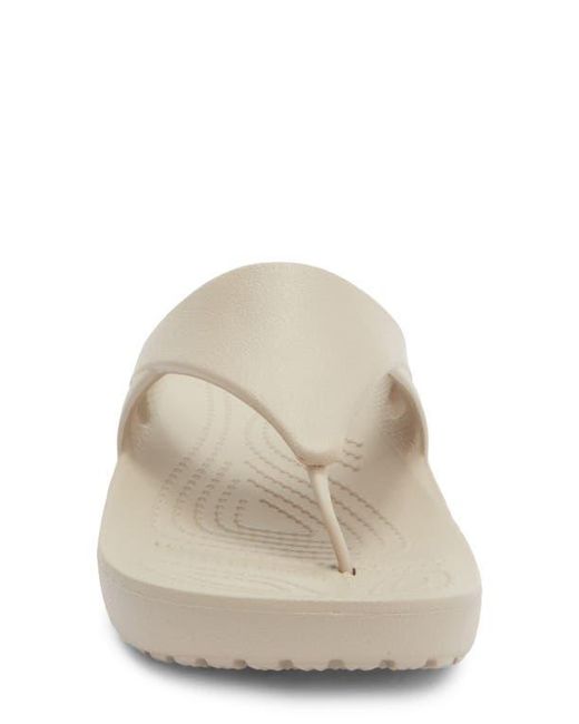CROCSTM White Kadee Wedge Flip Flop