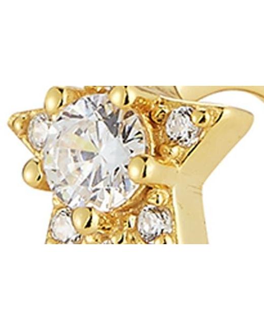 Glaze Jewelry Metallic Star Huggie Hoop Earrings
