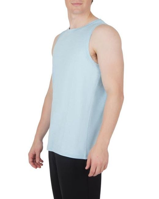 90 Degrees Blue Cationic Tank for men