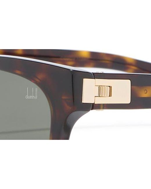 Dunhill Gray 53Mm Rectangular Sunglasses for men