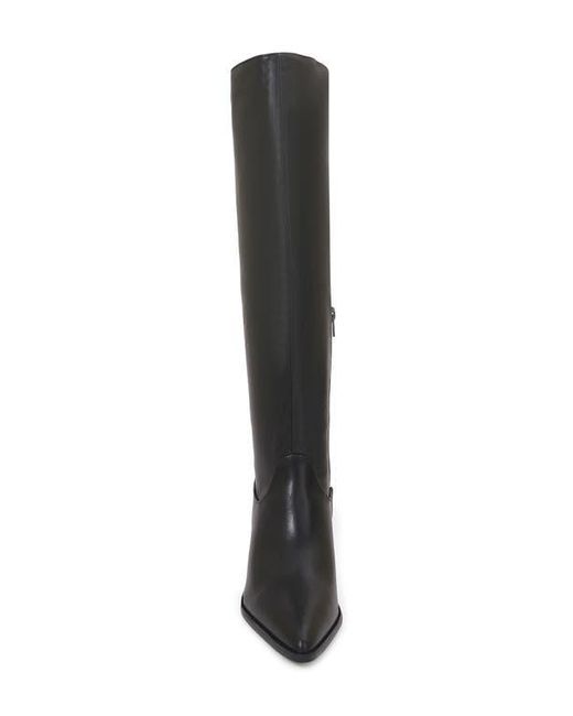 BERNESS Black Cone Heel Knee High Boot