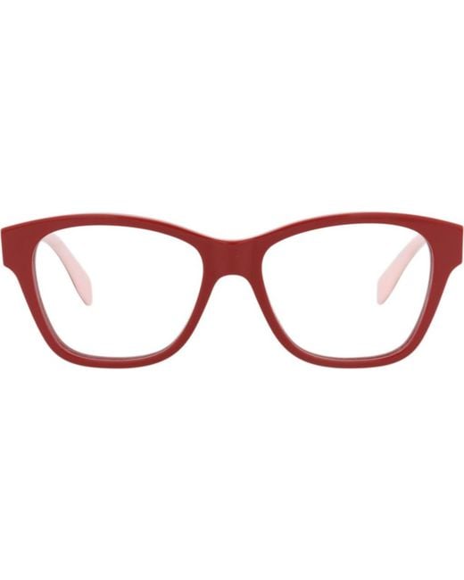 McQueen Brown 52Mm Square Optical Glasses