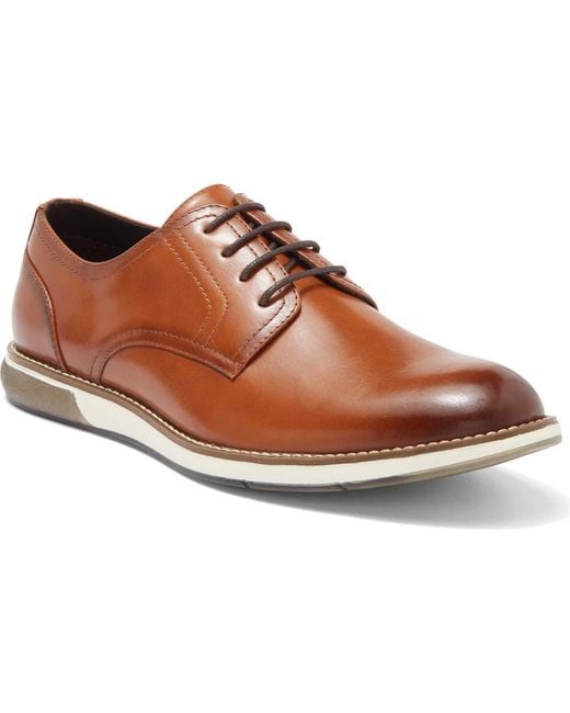 Gordon Rush Brown Plain Toe Derby for men