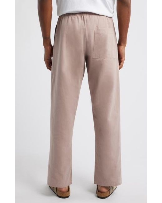 Standard Issue Natural Pd Cotton Blend Drawstring Slacker Pants for men