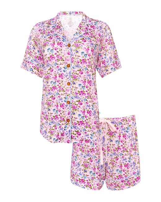 Posh Peanut Pink Pixie Floral Pajama Set