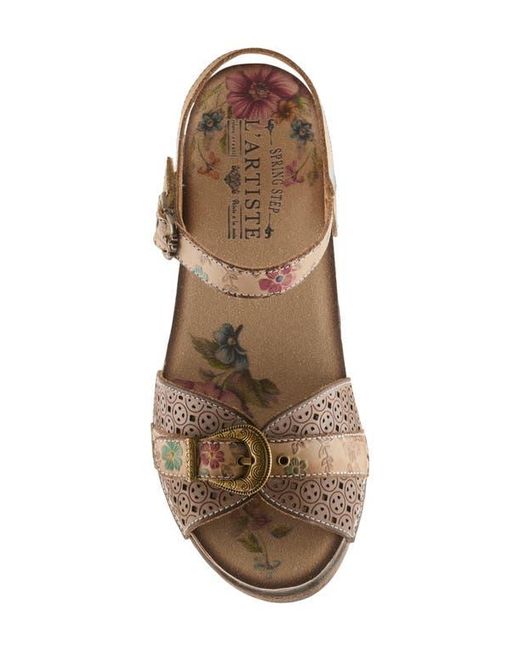Spring Step Metallic Upperbuck Sandal