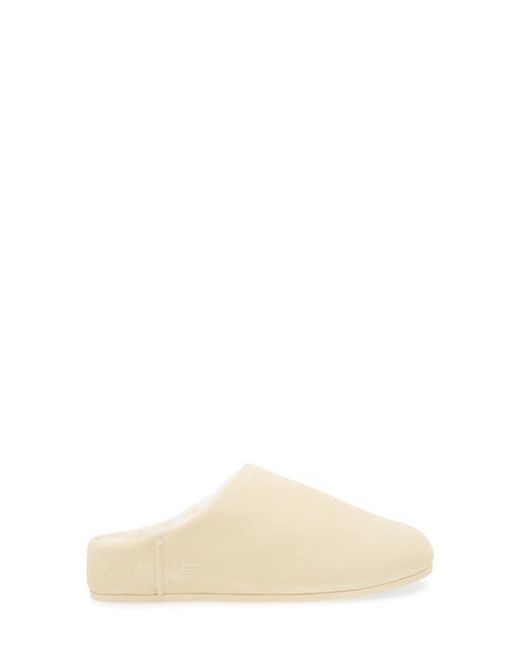 Ugg Natural Elea Waterproof Suede Slipper