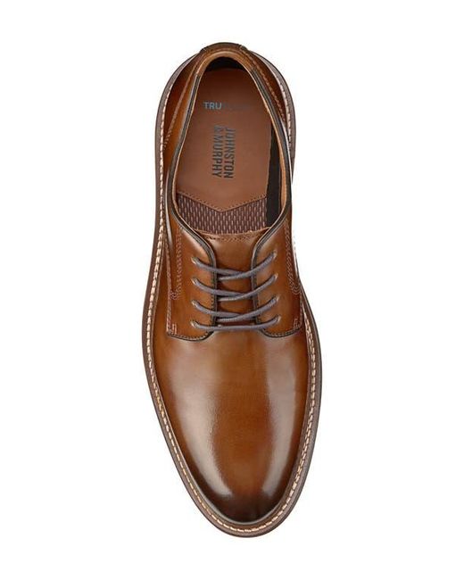 Johnston & Murphy Brown Upton Plain Toe Derby for men