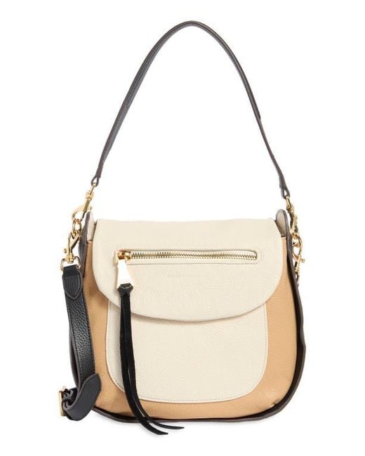 Aimee Kestenberg Metallic Vera Leather Convertible Shoulder Bag