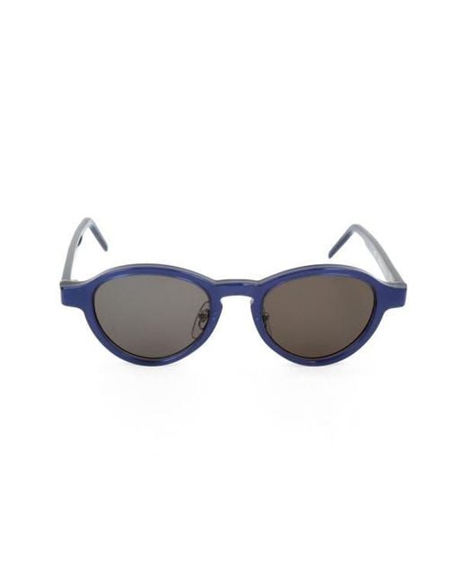 Retrosuperfuture Blue 54Mm Round Sunglasses