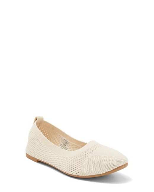 Danskin White Vision Knit Ballet Flat