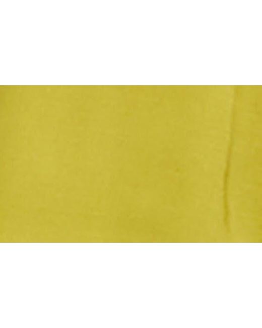 Wishlist Yellow Smocked Cap Sleeve Pocket Babydoll Minidress